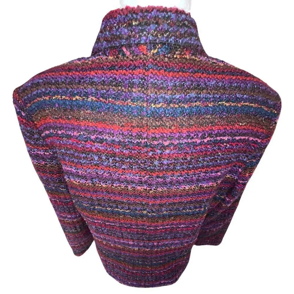 Requirements Colorful Button Up Jacket Size 14 - Picture 5 of 8